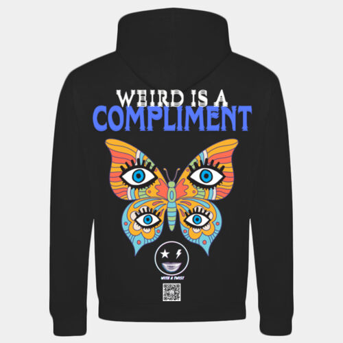 Weird is a Compliment – Varsity Hoodie Thumbnail