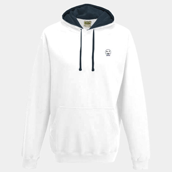 Weird is a Compliment – Varsity Hoodie White Thumbnail