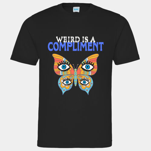 Weird is a Comp - Black T-shirt Thumbnail