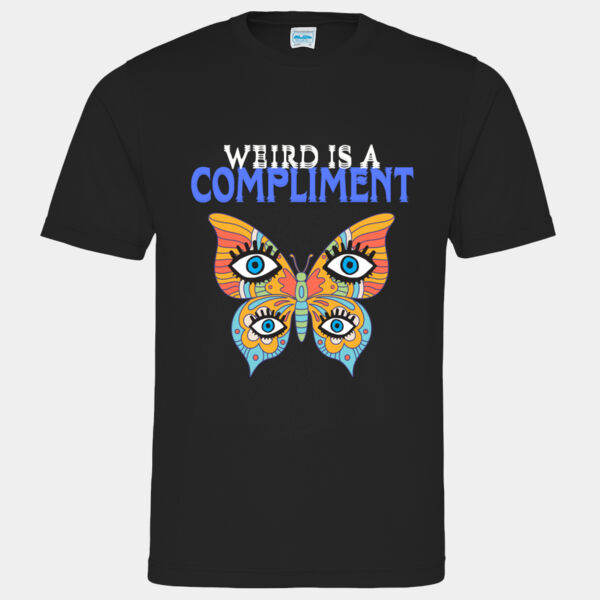 Weird is a Comp - Black T-shirt Thumbnail