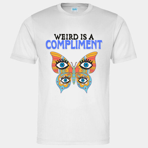 Weird is a Compliment – White T-shirt Thumbnail